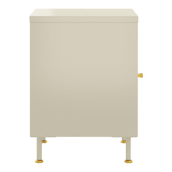 Szafka boczna Lindau 56x40x40 cm kremowa biel [en.casa]