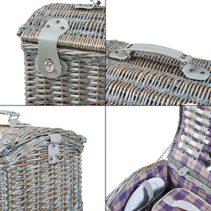 Folldal kosz piknikowy dla 2 osób 40x28x25 cm [casa.pro]