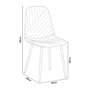 Zestaw jadalniany Lindesberg 5-cz. prostokątny blat szary/jasnobrązowy [en.casa]