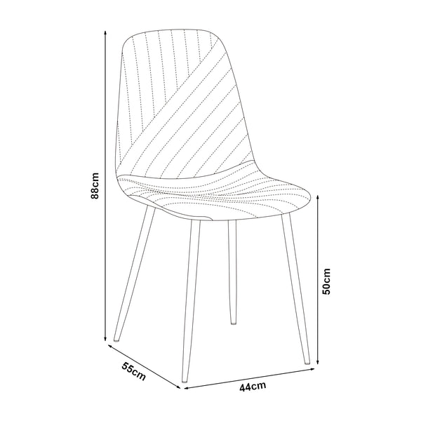 Zestaw jadalniany Lindesberg 5-cz. prostokątny blat szary/jasnobrązowy [en.casa]