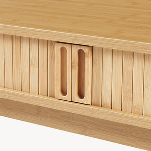 Konsola Tysvær 110x40x78 cm bambus [en.casa]