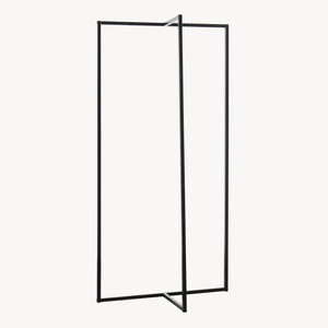 Stojak na ubrania Norjad 160x80x41 cm metal czarny [en.casa]