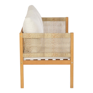 Zestaw mebli ogrodowych Cannole 4 szt. drewno akacjowe kolory drewna [casa.pro]