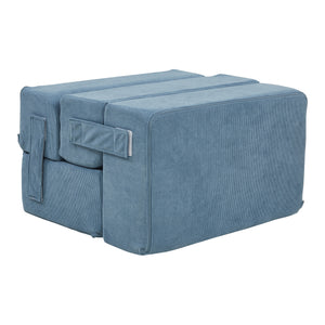 Schody dla zwierząt Joelerhatra 4-częściowe 45x50x45 cm Cord Blue [en.casa]