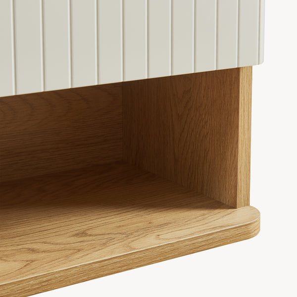 Szafka wisząca Ferrersp 50x45x24 cm dąb optyka/piaskowy [en.casa]