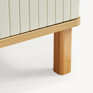 Szafka łazienkowa Ferrersp 80x40x35 cm, optyka dębu/kolor piaskowy [en.casa]