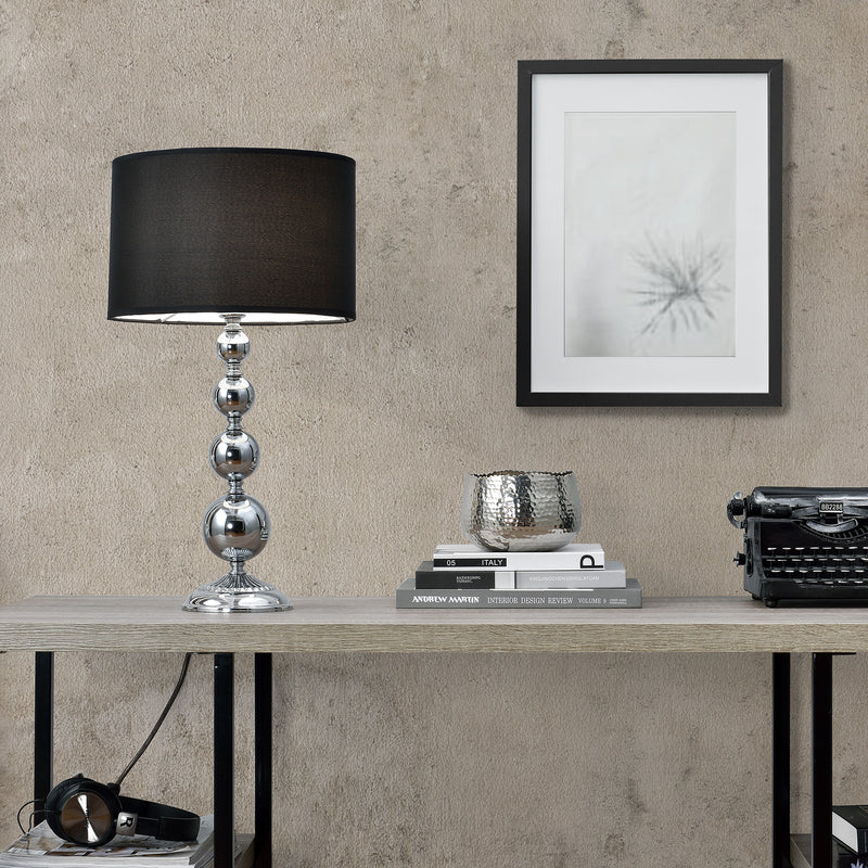 Szkic wymiarowy [lux.pro]® Lampa stołowa - lampka nocna - San Francisco / 1 x E14