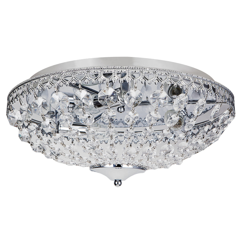 Szkic wymiarowy [lux.pro]® Stylowa lampa sufitowa - Lydia - chromowana