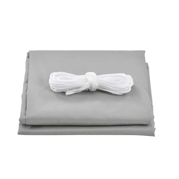 Markiza prostokątna 300x500 cm jasnoszara en.casa