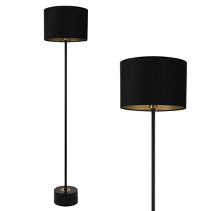 Lampa podłogowa Apeldoorn 157 cm E27 metal czarna lux.pro