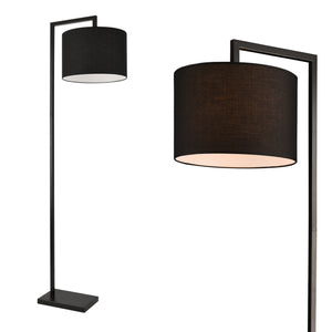 Lampa podłogowa Düsseldorf 161 cm E27 Max. 60W Czarny lux.pro
