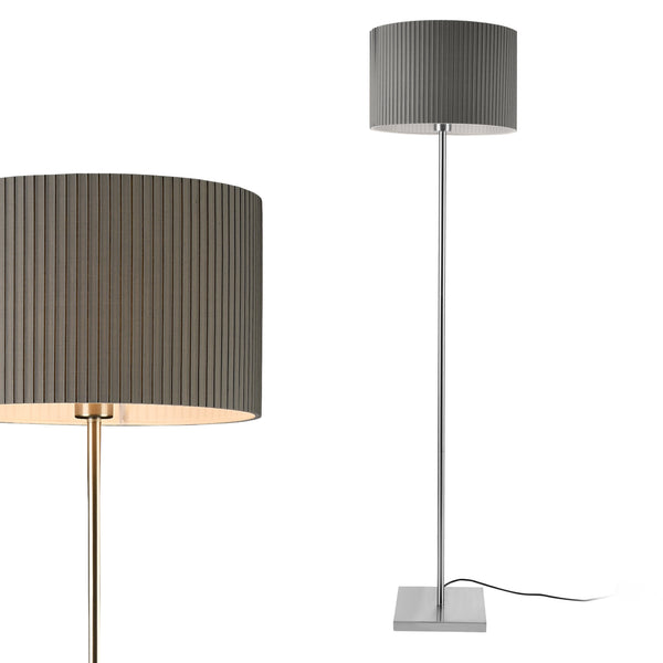 Lampa podłogowa Coimbra 151 cm 1xE27 metal szary lux.pro