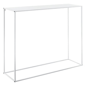 Konsola Aiora 95x110x32cm metalowa biała [en.casa]