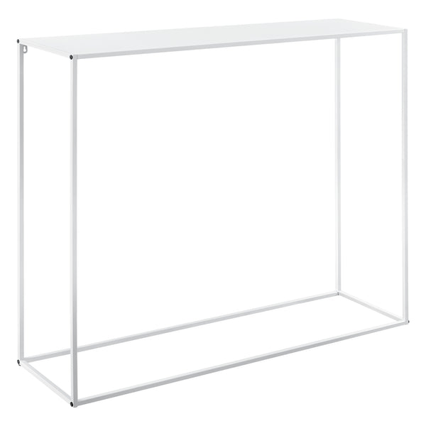 Konsola Aiora 95x110x32cm metalowa biała [en.casa]