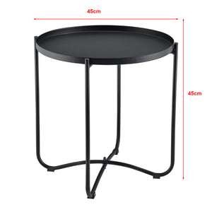 Stół z 2 krzesłami Älvkarleby Black en.casa