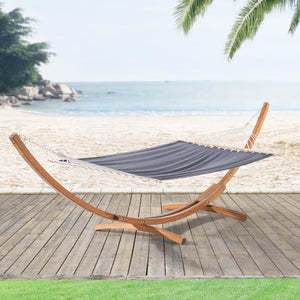 Hamak Langadia 200x150cm ciemnoszary [en.casa]