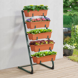 Schody roślinne Schiedam 54,5x50x115cm 5-stopniowe [en.casa]