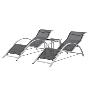 Zestaw mebli ogrodowych Binetto 3 szt [en.casa]