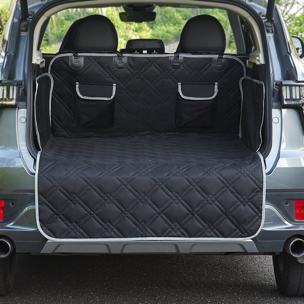 Pokrowiec na bagażnik samochodowy Wolverhampton 185 x 171 cm czarny [en.casa]