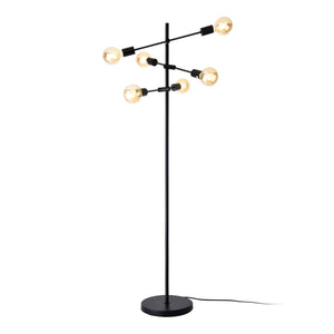 Lampa podłogowa Craigavon 154cm x 28cm czarna [lux.pro]