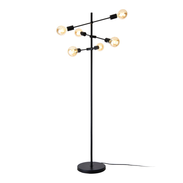 Lampa podłogowa Craigavon 154cm x 28cm czarna [lux.pro]