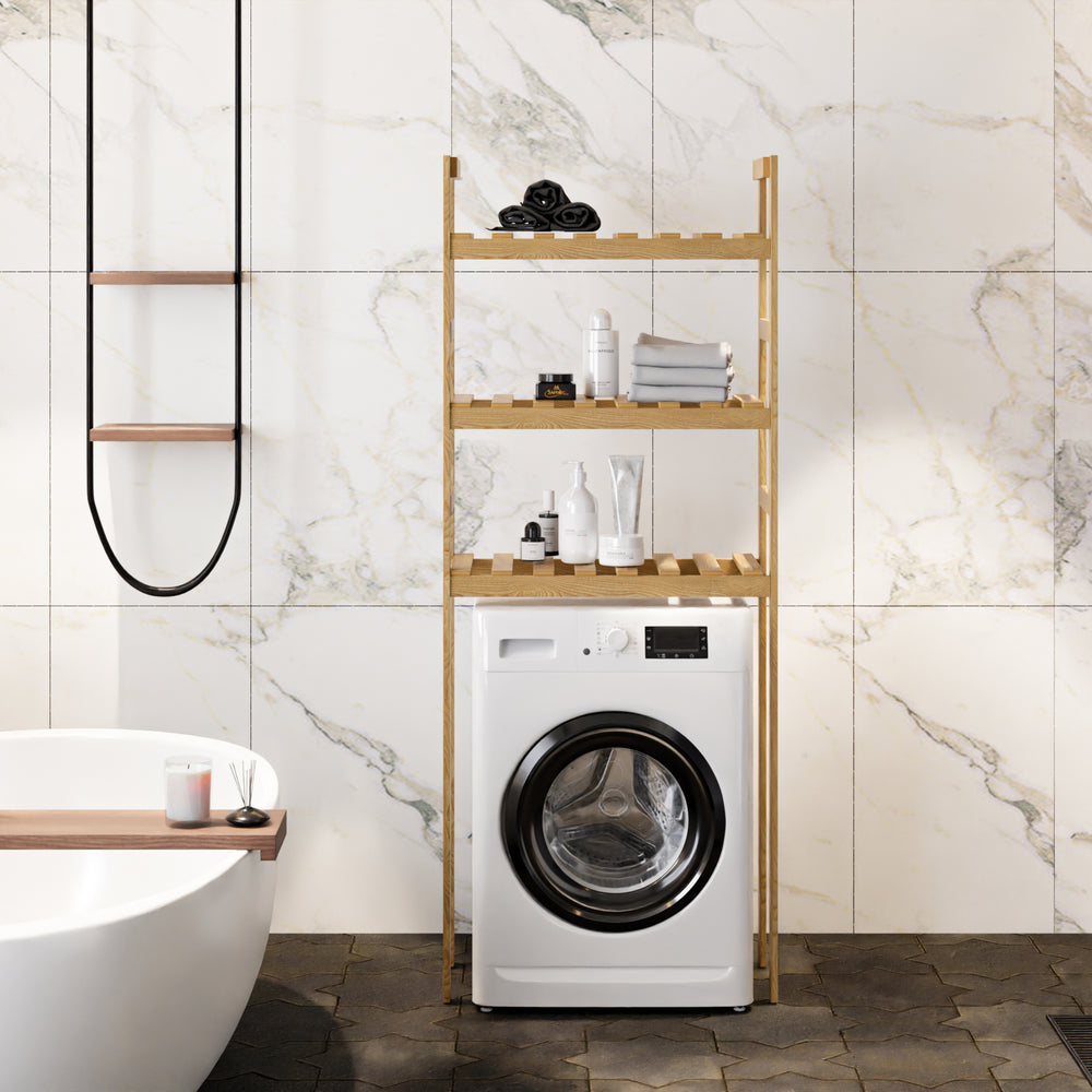 Regał na pralkę Alslev 160x64x21cm [en.casa]