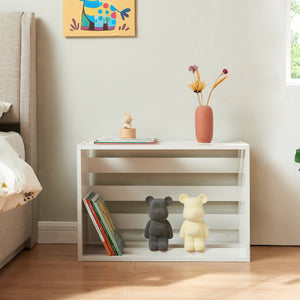 Stolik boczny Rønde 43x64x33 cm biały [en.casa]