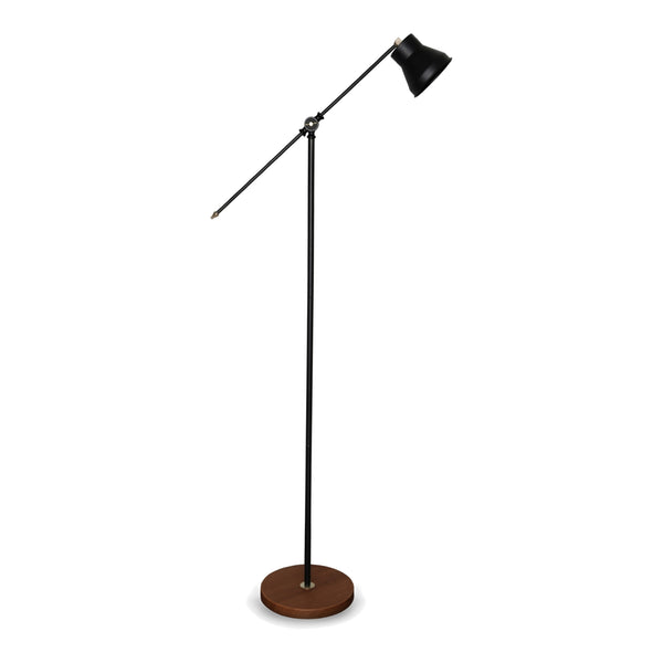 Lampa podłogowa Peterborough czarna [lux.pro]