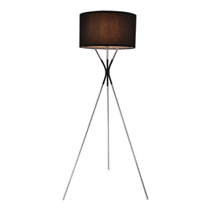 Lampa podłogowa Athlone srebrny/czarny [lux.pro]