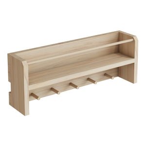 Szafa dziecięca Sundeved naturalna z prawdziwego drewna [en.casa]