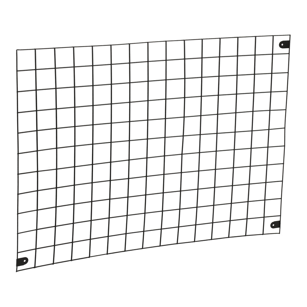 Kratownica ścienna Sæby metalowa 75 x 55 cm czarna [en.casa] - premiumXL