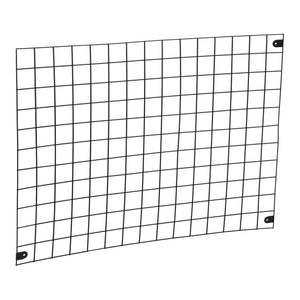 Kratka ścienna Sæby metal 75 x 55 cm czarna [en.casa]