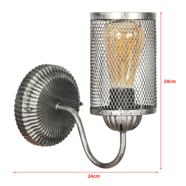 Lampa ścienna Painswick srebrna [lux.pro]