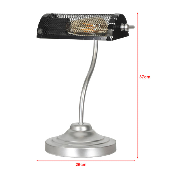 Lampa stołowa Ditton srebrny / czarny [lux.pro]