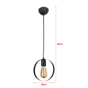 Lampa wisząca Cirencester czarna [lux.pro]