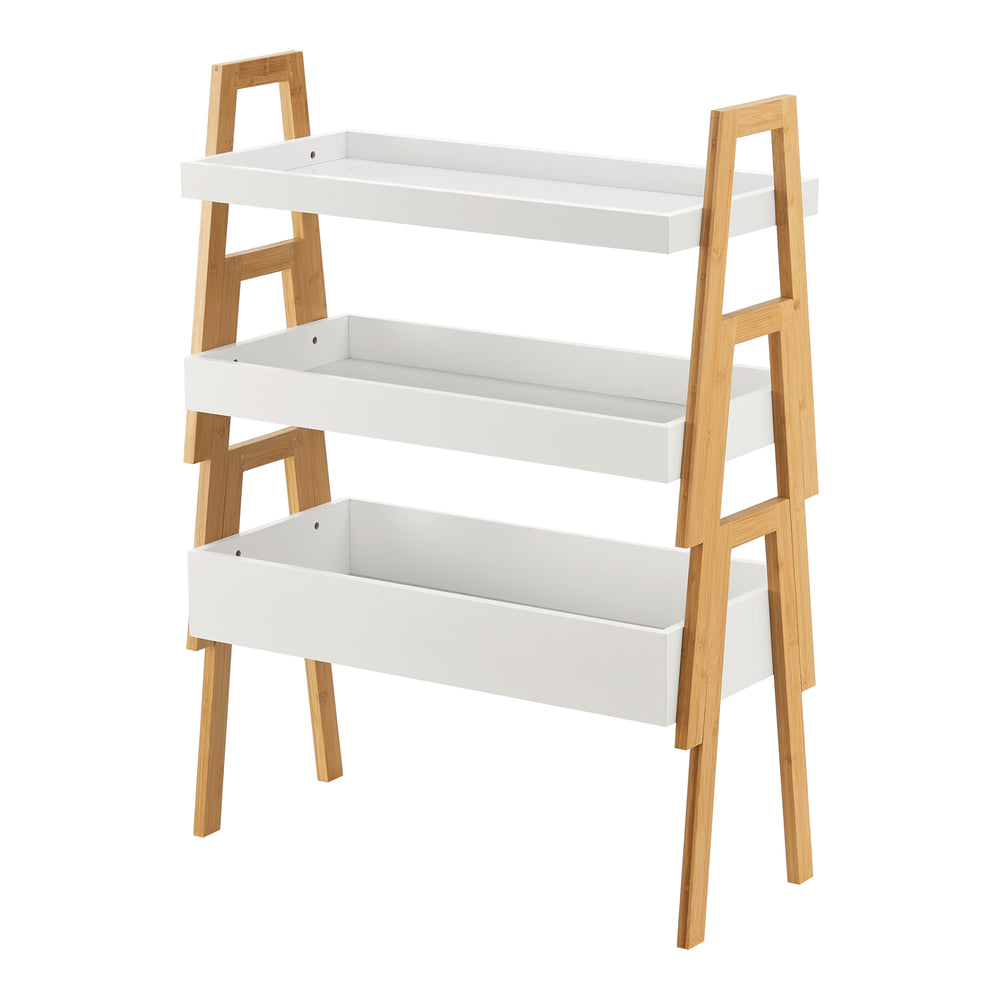 Standregal Hitra 3 - tlg. Bambus [en.casa] - premiumXL