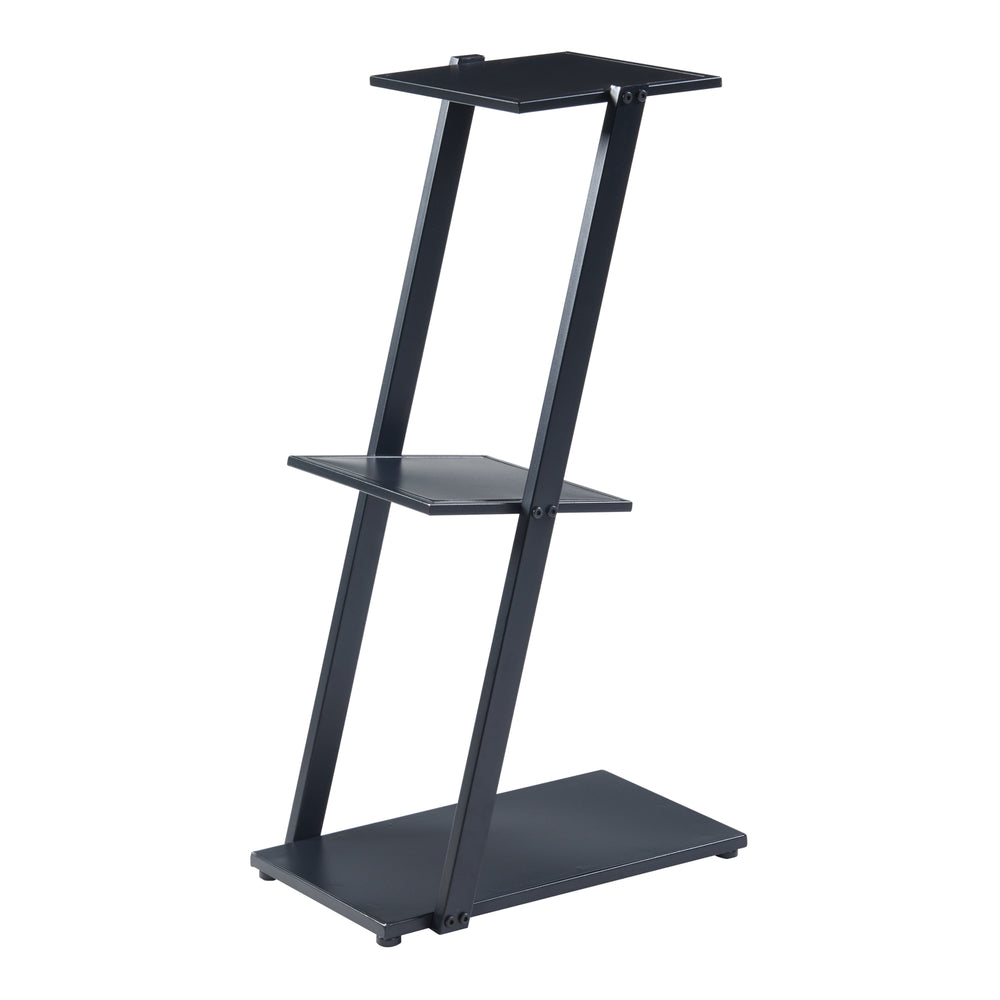 Standregal Rollag 72x40x25cm aus Metall Schwarz [en.casa] - premiumXL