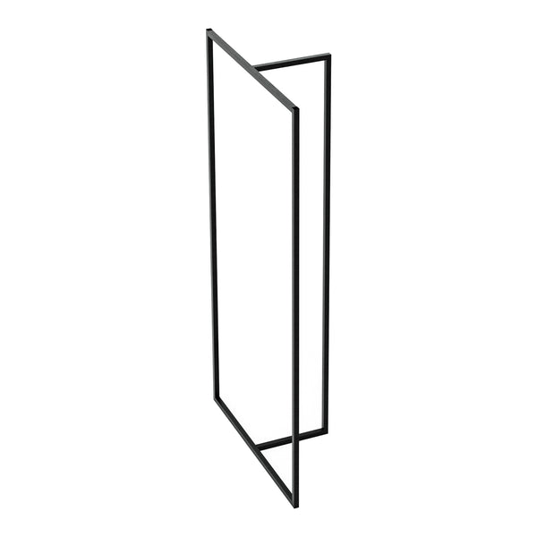 Wieszak na płaszcze Hurdal 160x80x32cm czarny [en.casa]