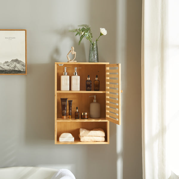 Szafka łazienkowa Gjesdal 60x40x20 cm bambus [en.casa]