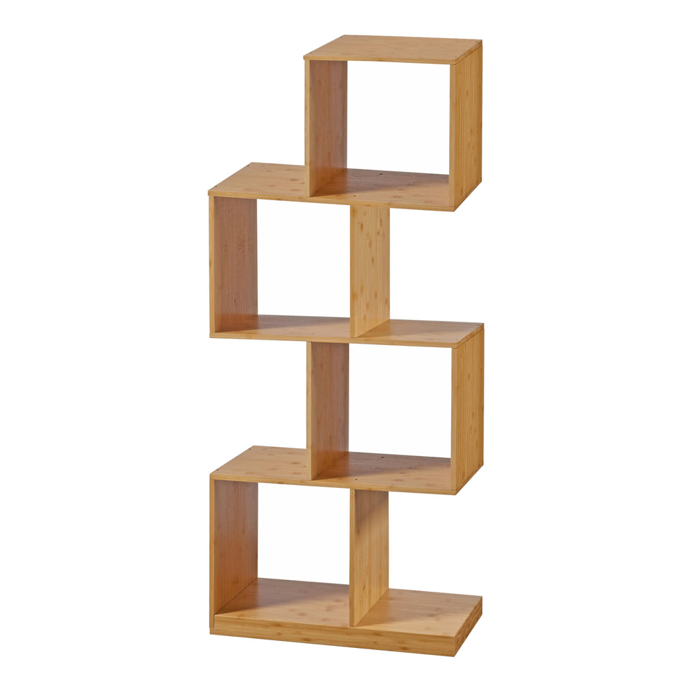 Regał na książki Gullspång bambus 130x55x30cm naturalny [en.casa] - premiumXL