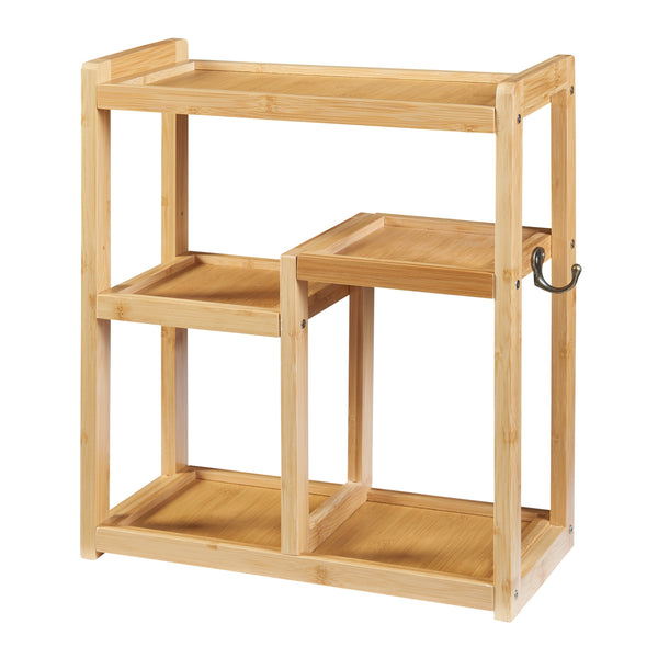 Półka łazienkowa Höör 42x37x17 cm bambus [en.casa]