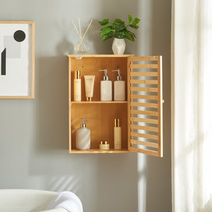 Szafka łazienkowa Järfälla 55x37x16 cm bambus [en.casa]