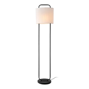 Lampa podłogowa Meløy czarny/biały [lux.pro]