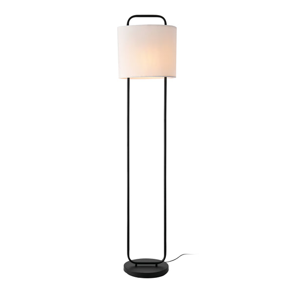 Lampa podłogowa Meløy czarny/biały [lux.pro]