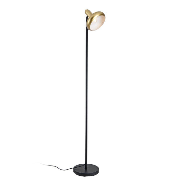 Lampa podłogowa Namsos metal czarna/złota [lux.pro]