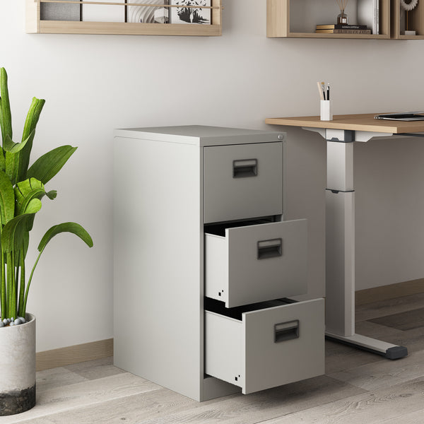 Rääkkylä szafka z szufladami 103x45x62cm stal [en.casa]