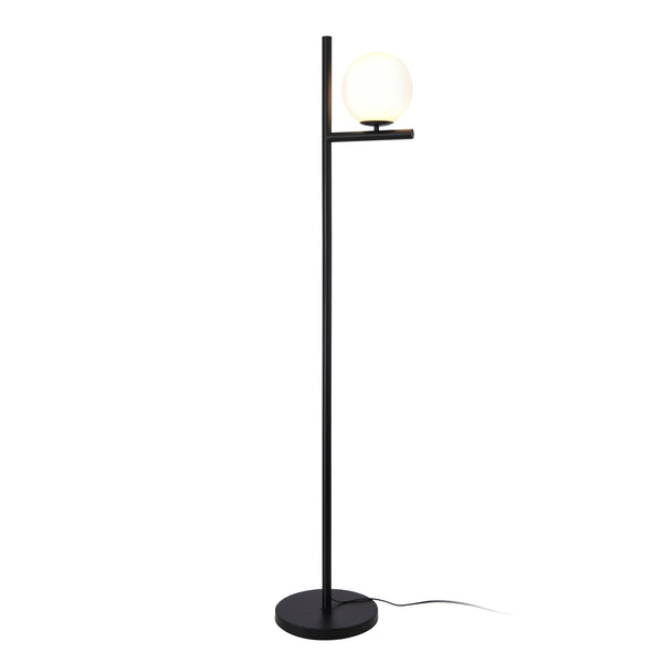 Lampa podłogowa Aberdaron czarny / biały [lux.pro]