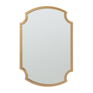 Lustro ścienne Aura 80x55 cm w kolorze złotym [en.casa]