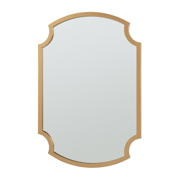 Lustro ścienne Aura 80x55 cm w kolorze złotym [en.casa]