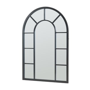 Lustro ścienne Enonkoski 90x60 cm czarne [en.casa]